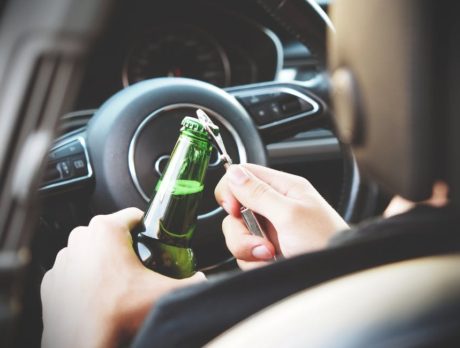 Drunk woman mistakes middle of street for driveway