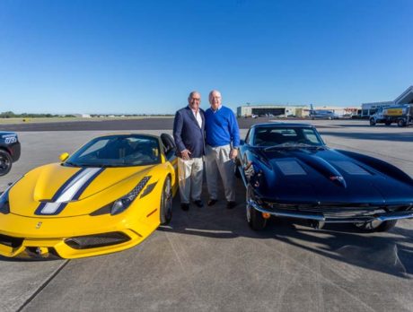 Two car guys, each with an amazing collection