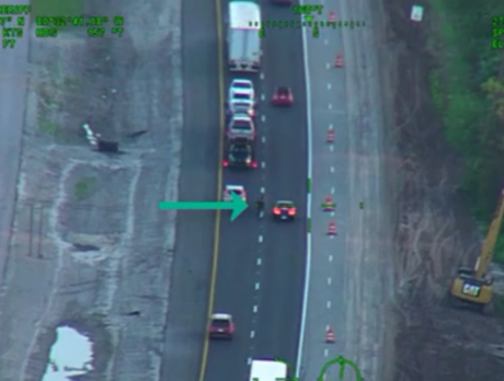 Biker who hit deputy before high-speed chase charged