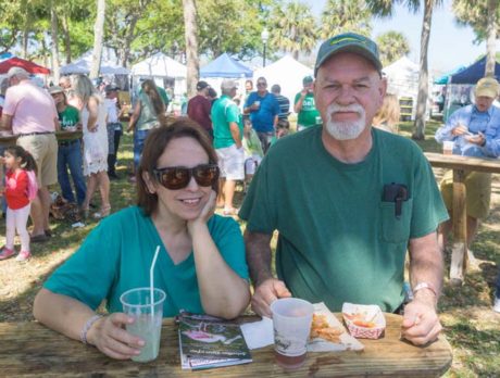 Thousands scampi out at ShrimpFest & Brew bash