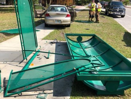 Traffic delays from two crashes in Fellsmere
