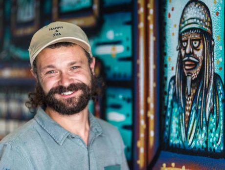 Wall power! Muralist Fisher builds national following