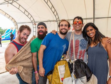 Drop in anytime! Skydivers get the jump on ‘Splash Bash’