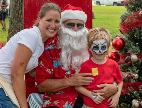 Santa and his helpers spread ‘Christmas in July’ joy