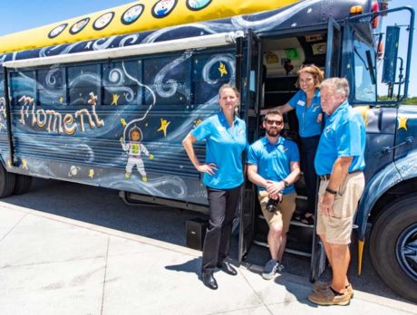 ‘Reading Rocket’ home after spreading word on literacy