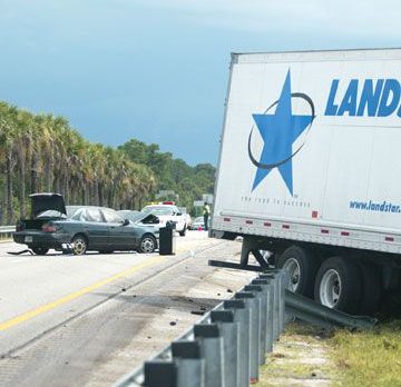 UPDATE: All lanes open on I-95 at CR 512 after semi jackknifes in crash
