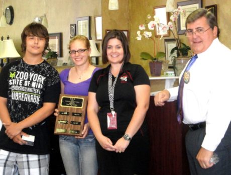 Exchange Club of Indian River honors Sierra Ohler and Dylon Hanlon