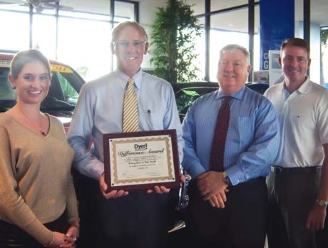 Rotary Club honored with Dyer Difference Award