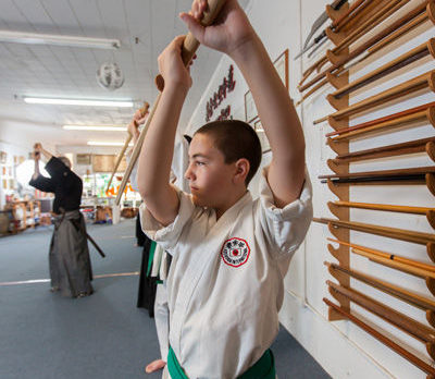 New Zealanders here to study with island swordsman