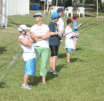 Kids reel in the fun at Sebastian Fishin’ Chics clinic