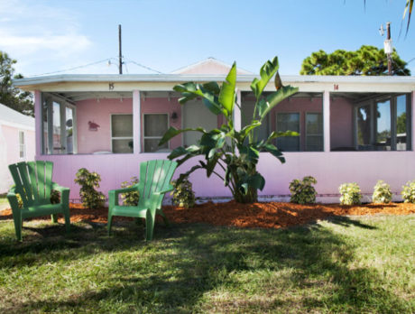 Out with the Pink Flamingo, in with the Pink Pelican in Sebastian