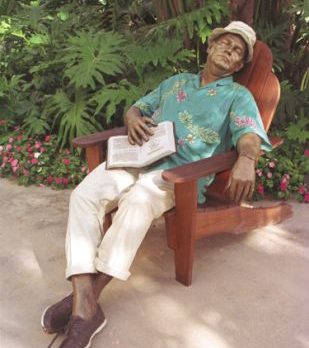 McKee Botanical Garden features Seward Johnson creations