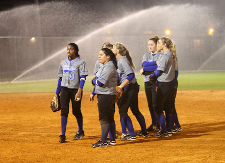 CAMERA: Random Pixels – Sprinklers don’t stop softball game