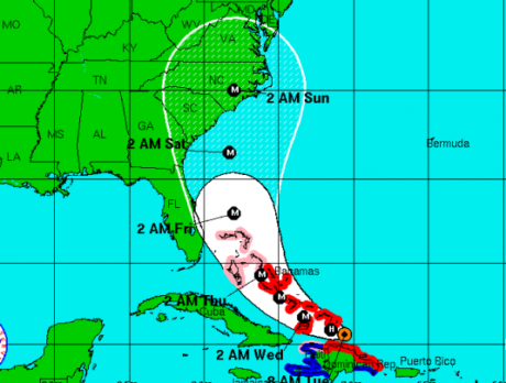 Hurricane Irene – Cat. 2 – Aug. 23