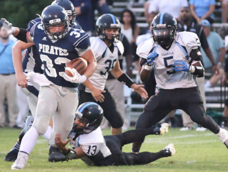 Pirates run the ship on Archbishop Carroll 34-0
