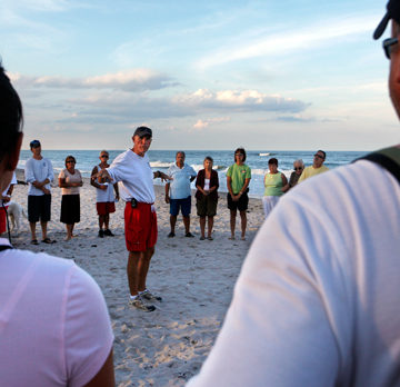 Gathering at Treasure Shores marks closing of lifeguard station