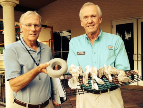 Support builds for oyster mat project for Indian River Lagoon