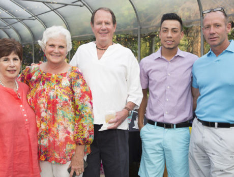 Sneakers make for comfortable fun at garden party