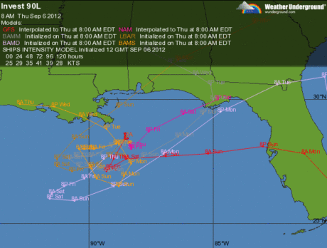 Tropical Depression may affect weather this weekend