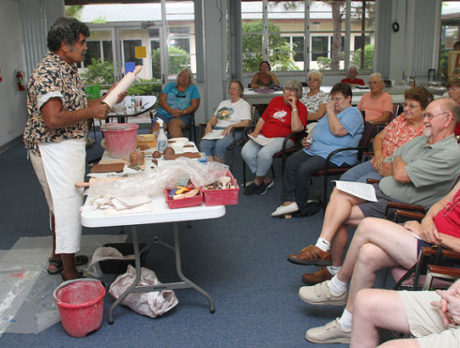 Pottery demonstration