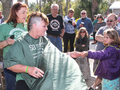 Sebastian’s Team Tiki kicks off ‘Solidarity Shave’ for St. Baldrick