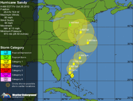 Hurricane Sandy Oct. 26