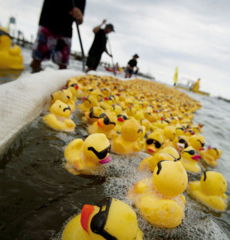 Rubber duckies rally in first ‘Great Duck Derby’ to benefit women’s health