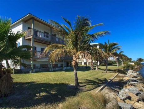 Furnished riverfront duplex twice the view and value