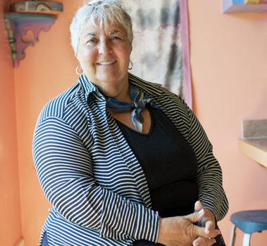 Rita Bernstein has created silk art since age 14