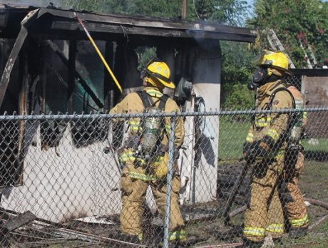 Dog killed in structure fire near Gifford Middle School