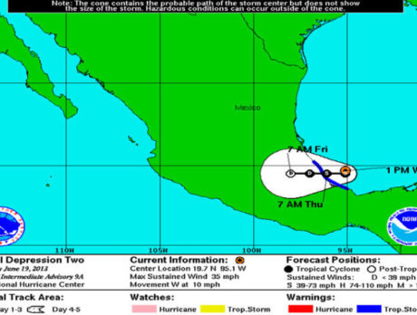Tropical Storm Barry forms in Gulf
