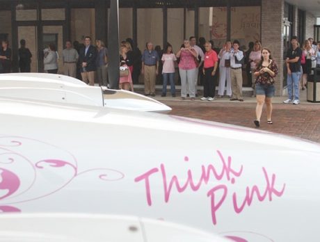 Piper unveils Making Strides Against Breast Cancer themed plane