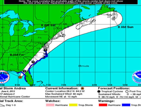 Tropical Storm Andrea: Sebastian River graduation rescheduled