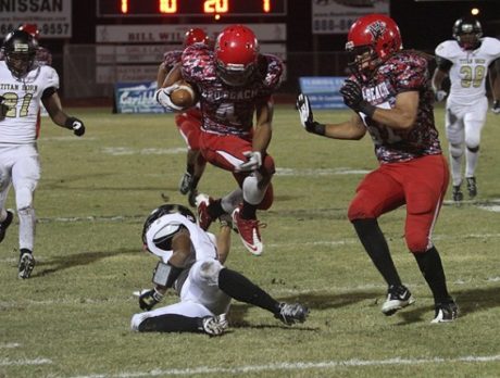 Indians trounce Titans 42-9