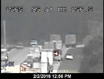 TRAFFIC: Vehicle fire blocking right lane northbound on I-95