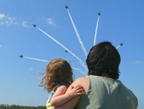 Blue Angels write love letter in skies over Vero Beach