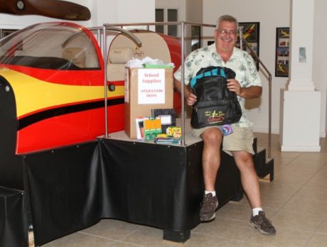 LoPresti Aviation collects school supplies for Operation Hope
