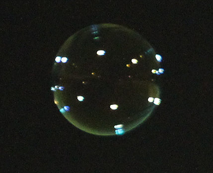 Camera: Bubbles and feet, not expected