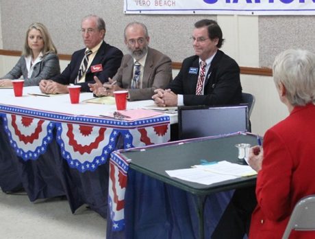 Vero candidates send message to television viewers at forum