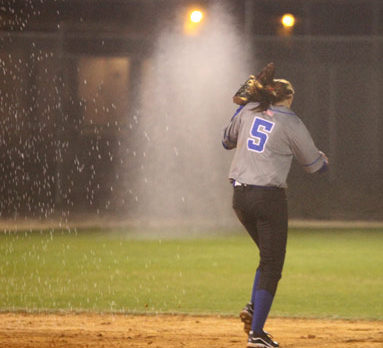 CAMERA: Random Pixels – Sprinklers don’t stop softball game
