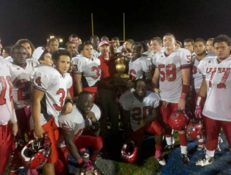 Fighting Indians defeat Sharks, capture Dollars for Scholars hardware