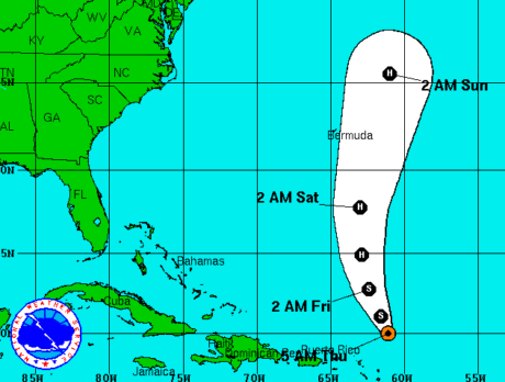 Tropical Storm Ophelia – Sept. 29