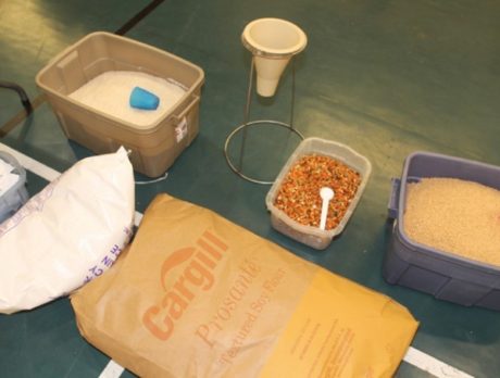 Packaging 100,000 nutritious meals for hungry children