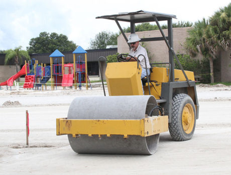 Rain slows, redirects construction on Fellsmere Elementary