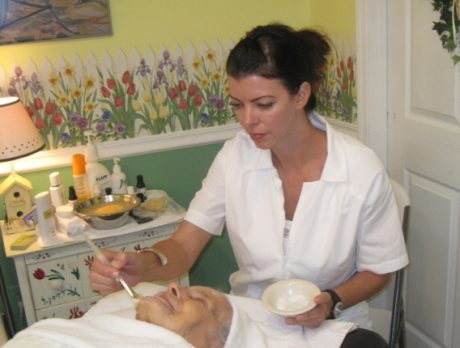 Holly Mercuri gives Saint Francis Manor residents a Day of Beauty
