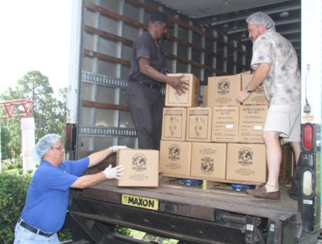Packaging 100,000 nutritious meals for hungry children