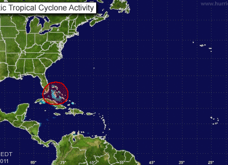 Remnants of Tropical Storm Emily