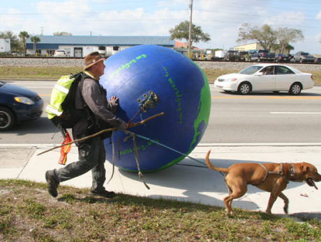 World Guy rolls through county spreading awareness