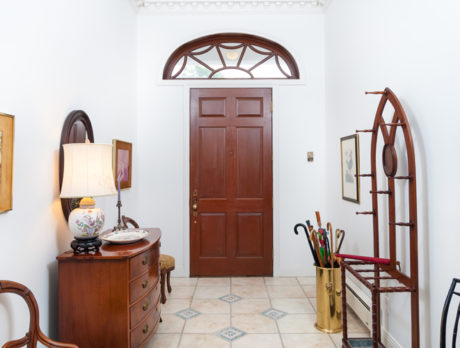 Classic Georgian-revival home overlooks manatee playground
