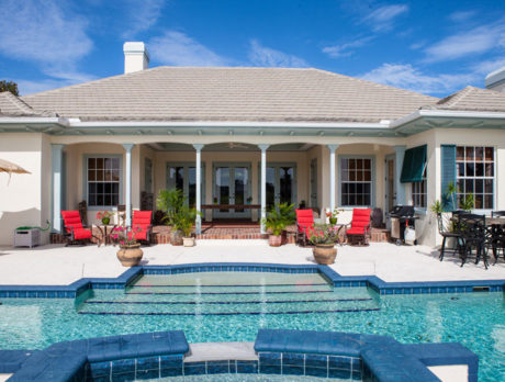 Elegant golf course home captures West Indies ambiance